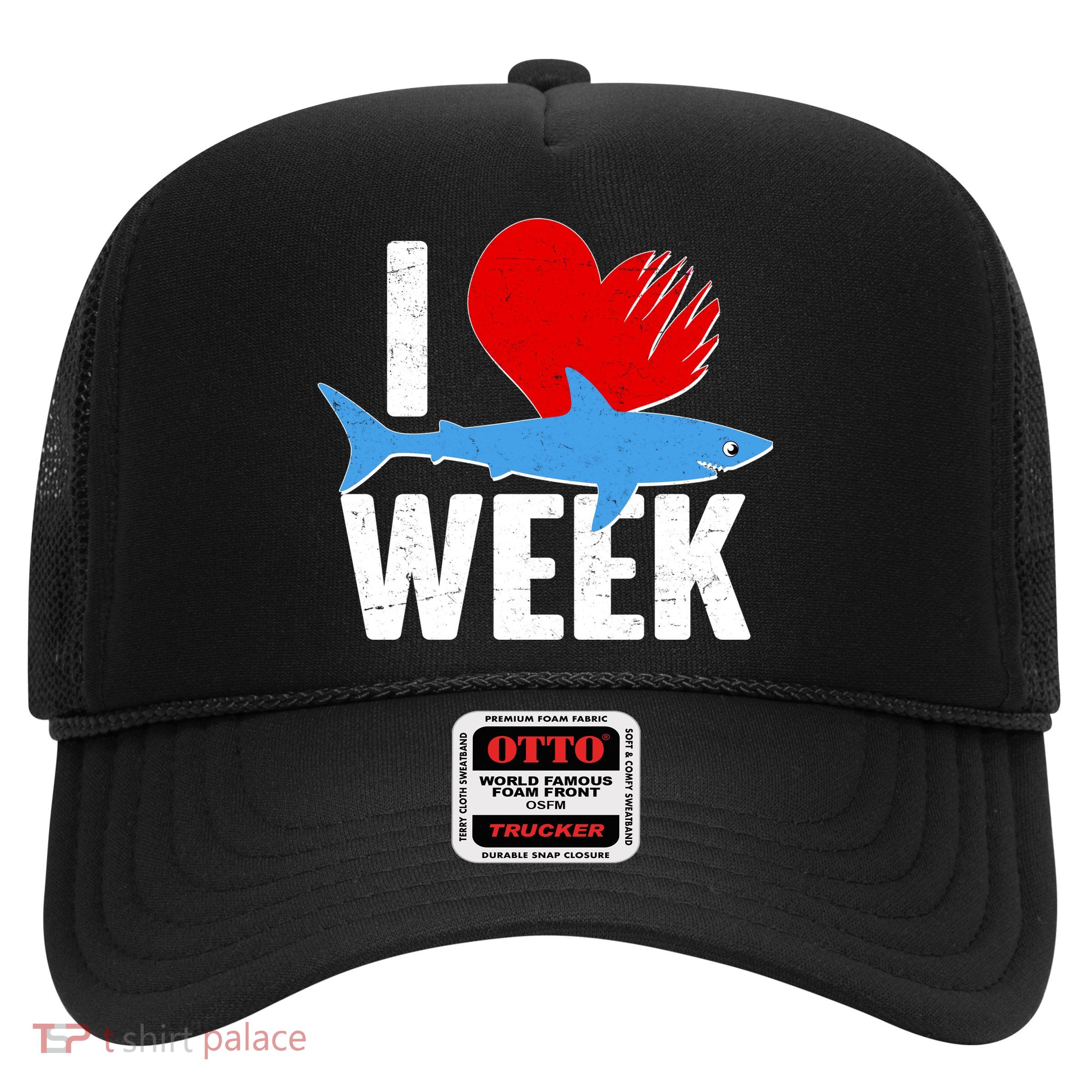 I Love Shark Week Trucker Hat