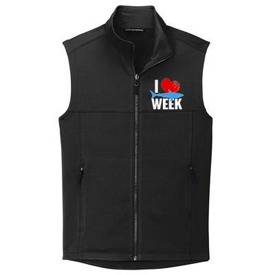 I Love Shark Week Collective Smooth Fleece Vest