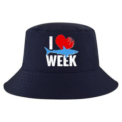 I Love Shark Week Cool Comfort Performance Bucket Hat