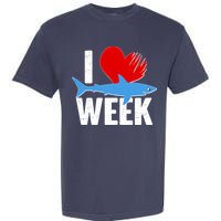 I Love Shark Week Garment-Dyed Heavyweight T-Shirt
