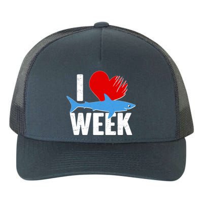 I Love Shark Week Yupoong Adult 5-Panel Trucker Hat