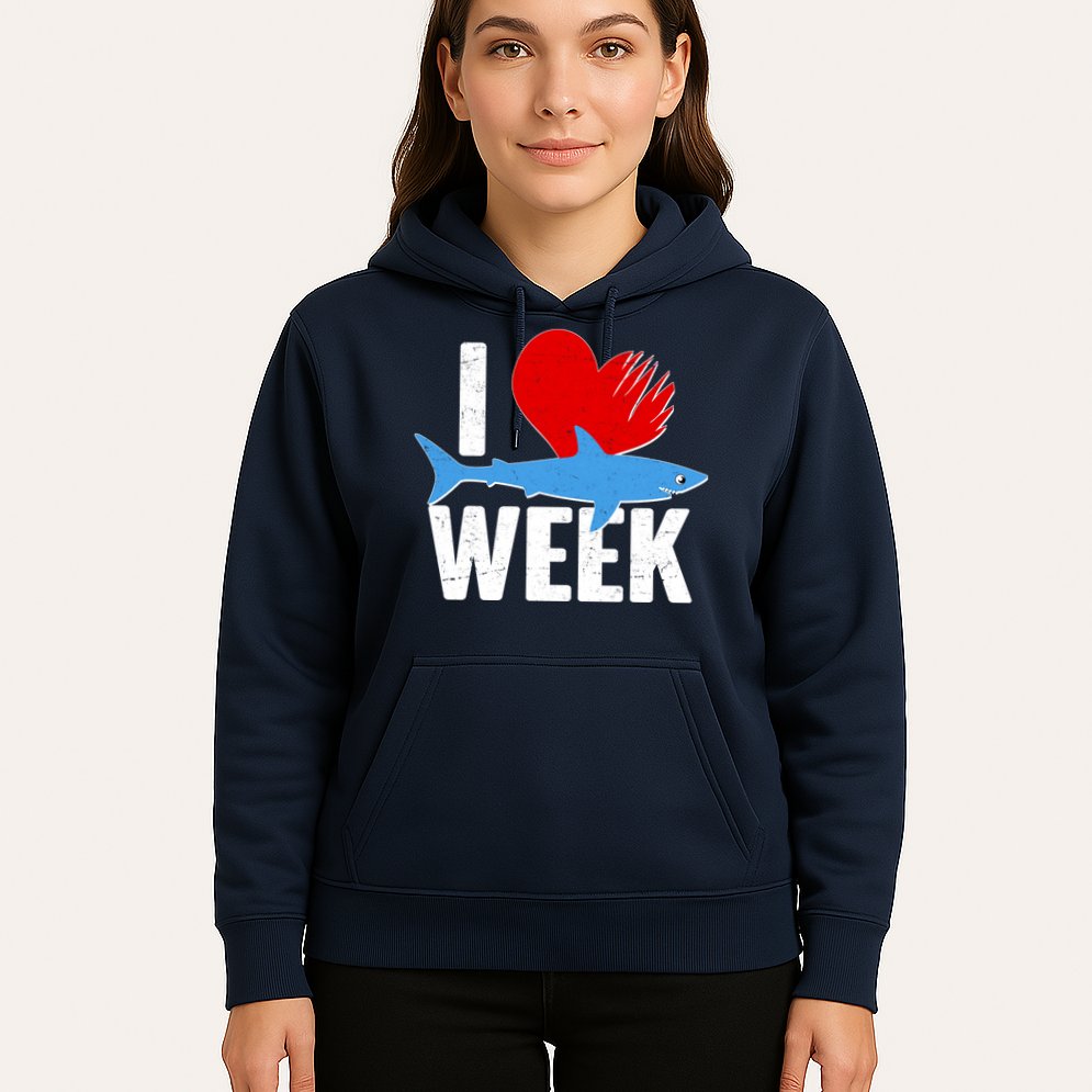 I Love Shark Week Hoodie