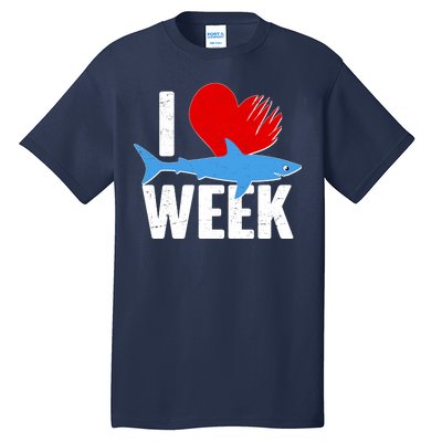 I Love Shark Week Tall T-Shirt