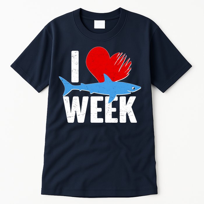 I Love Shark Week Tall T-Shirt
