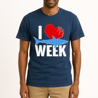 I Love Shark Week Tall T-Shirt