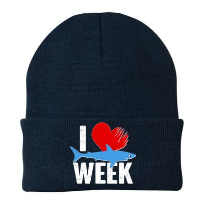 I Love Shark Week Knit Cap Winter Beanie