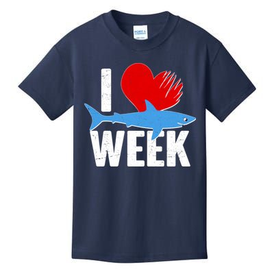 I Love Shark Week Kids T-Shirt