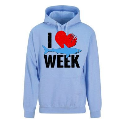 I Love Shark Week Unisex Surf Hoodie