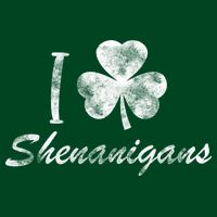 I Love Shenanigans Vintage St Patricks Day Visor
