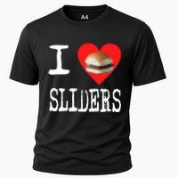 I Love Sliders Cooling Performance Crew T-Shirt