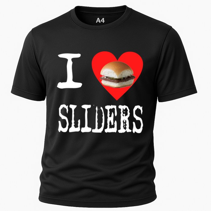 I Love Sliders Cooling Performance Crew T-Shirt