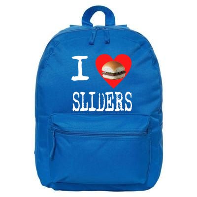 I Love Sliders 16 in Basic Backpack