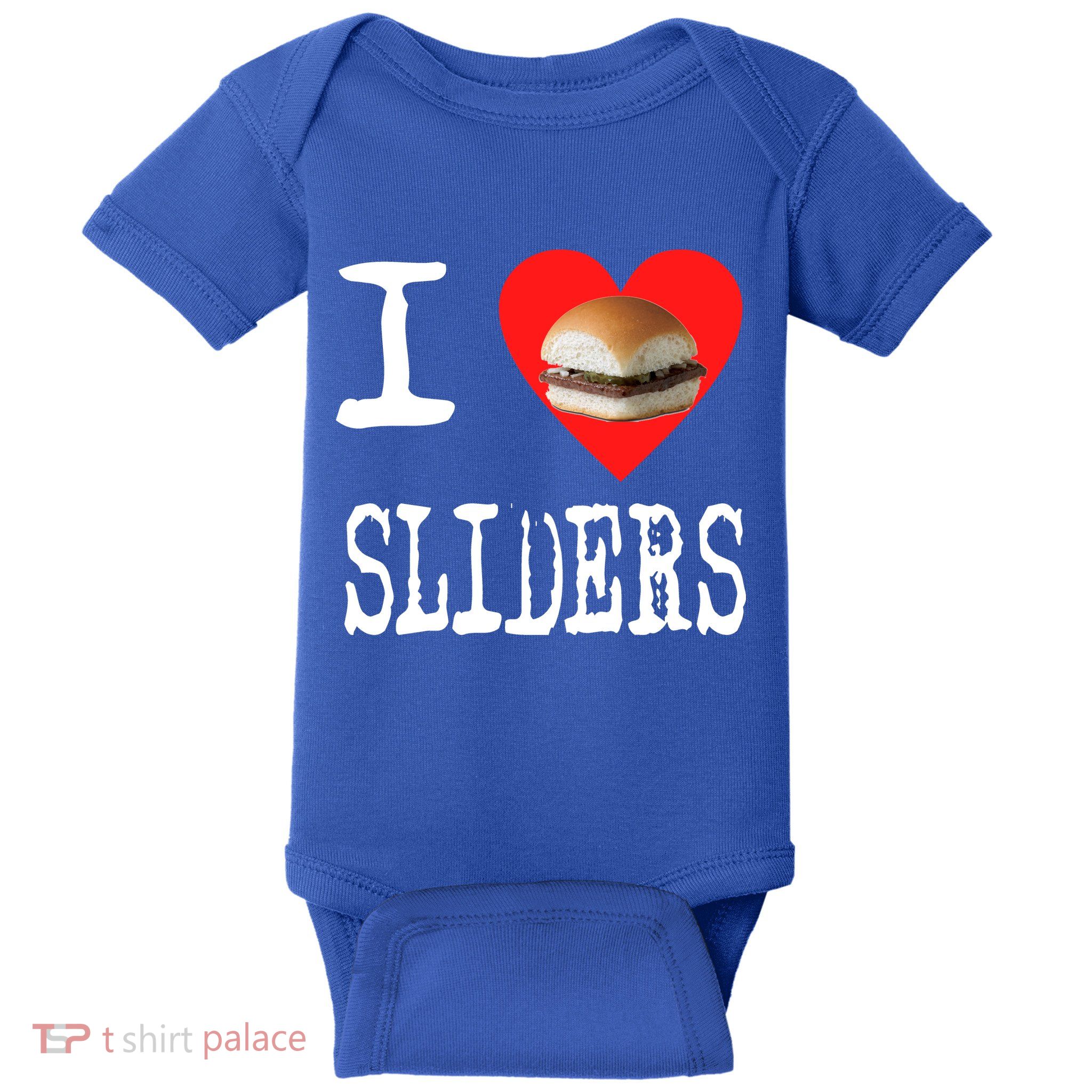 I Love Sliders Baby Bodysuit