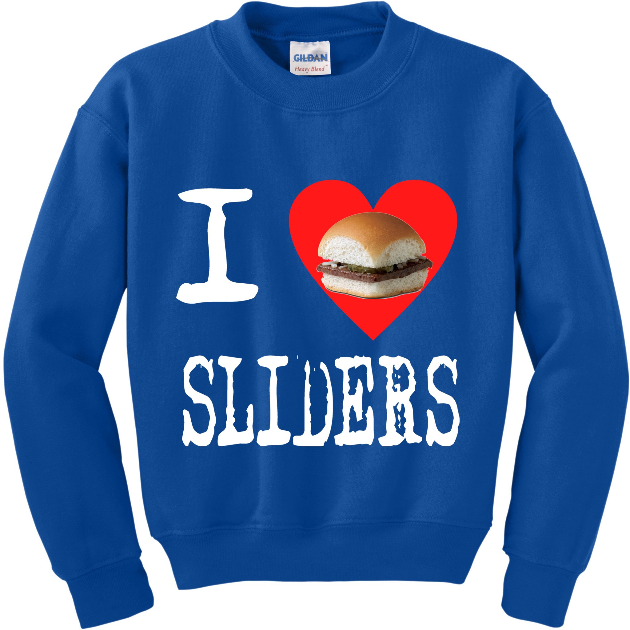 I Love Sliders Kids Sweatshirt