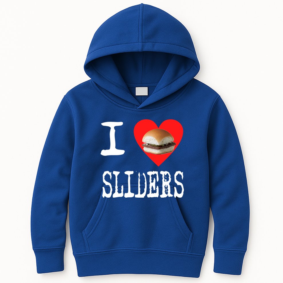 I Love Sliders Kids Hoodie