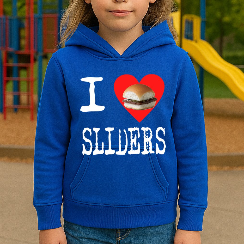 I Love Sliders Kids Hoodie