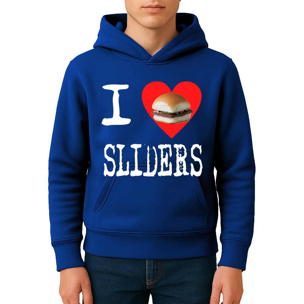 I Love Sliders Kids Hoodie