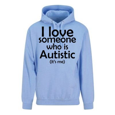 I Love Someone Who Autistic (It's me) Unisex Surf Hoodie