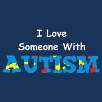I Love Someone with Autism Cooling Performance Crew T-Shirt
