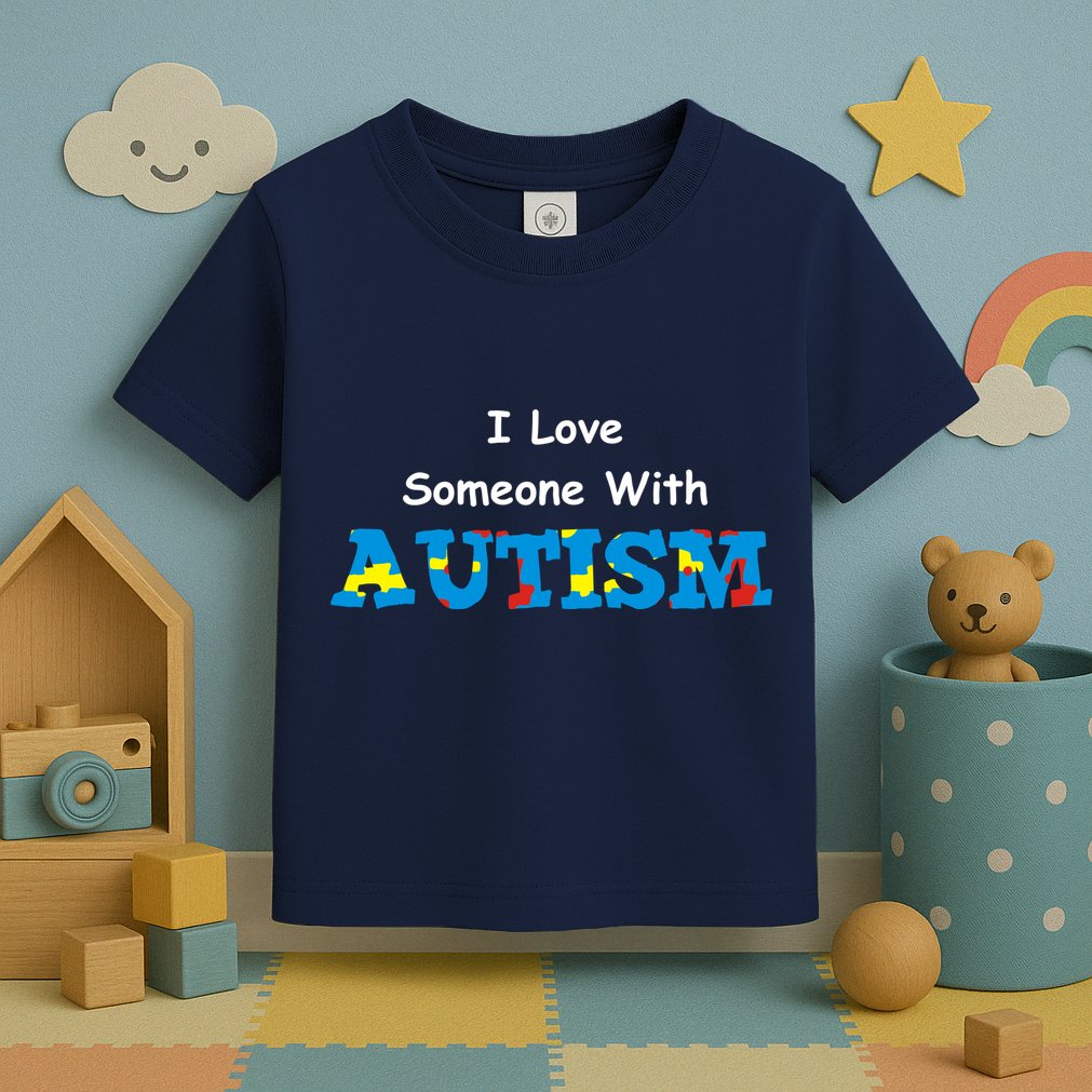 I Love Someone with Autism Toddler T-Shirt
