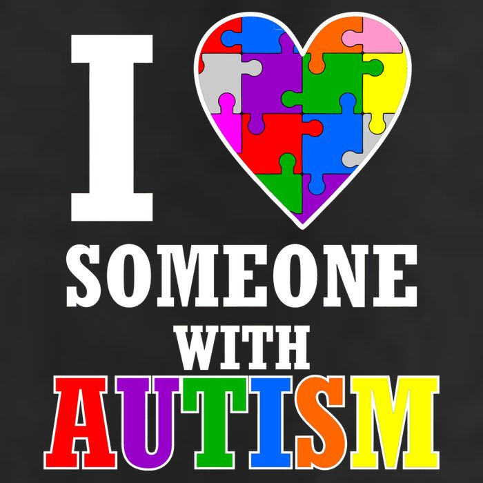 I Love Someone With Autism Puzzle Piece Heart 15oz Campfire Ceramic Mug