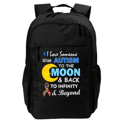 I Love Someone With Autism To The Moon & Back Backpack