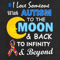 I Love Someone With Autism To The Moon & Back 15oz Campfire Ceramic Mug