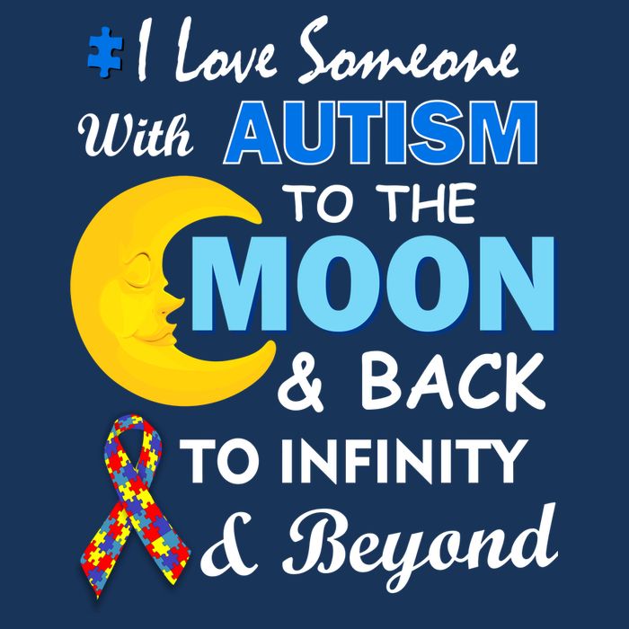 I Love Someone With Autism To The Moon & Back Performance Shirt