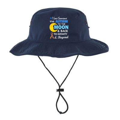 I Love Someone With Autism To The Moon & Back Bucket Hat