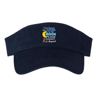 I Love Someone With Autism To The Moon & Back Visor