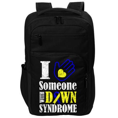 I Love Someone With Down Syndrome Impact Tech Backpack