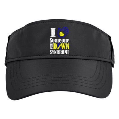I Love Someone With Down Syndrome Adult Drive Performance Visor