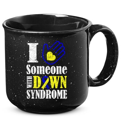 I Love Someone With Down Syndrome 15oz Campfire Ceramic Mug