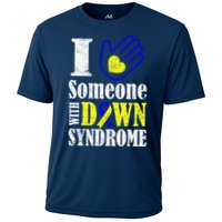 I Love Someone With Down Syndrome Cooling Performance Crew T-Shirt