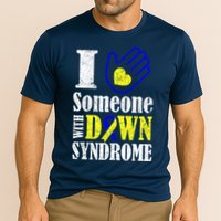 I Love Someone With Down Syndrome Cooling Performance Crew T-Shirt