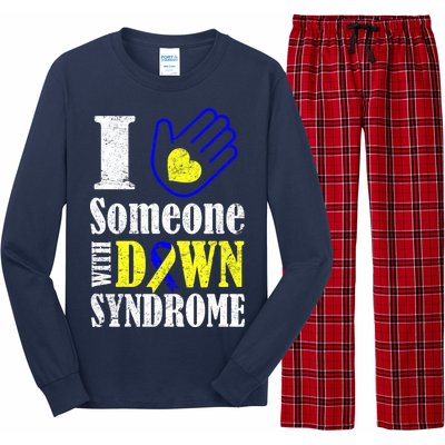 I Love Someone With Down Syndrome Long Sleeve Pajama Set