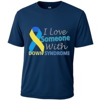 I Love Someone With Down Syndrome Awareness Cooling Performance Crew T-Shirt