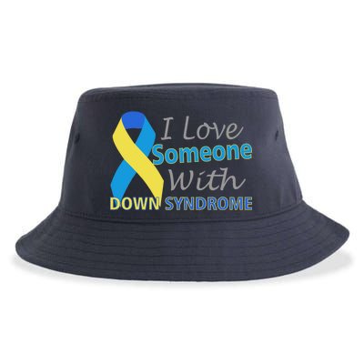 I Love Someone With Down Syndrome Awareness Sustainable Bucket Hat