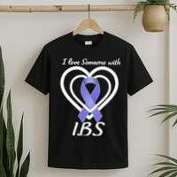 I Love Someone With IBS Irritable Bowel Syndrome Awareness T-Shirt