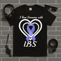 I Love Someone With IBS Irritable Bowel Syndrome Awareness T-Shirt