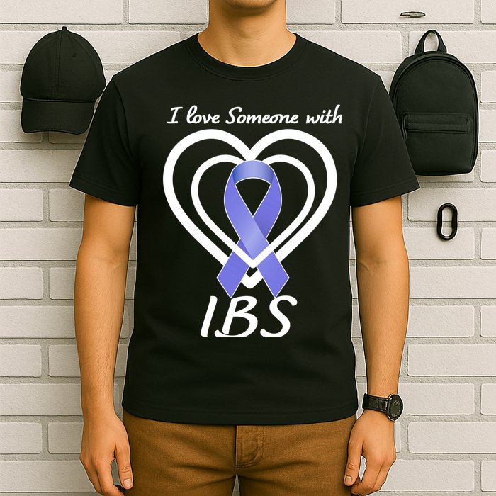 I Love Someone With IBS Irritable Bowel Syndrome Awareness T-Shirt