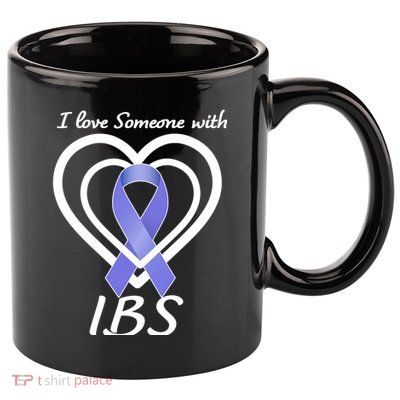 I Love Someone With IBS Irritable Bowel Syndrome Awareness 11oz C Handle Ceramic Mug