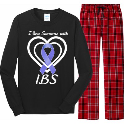 I Love Someone With IBS Irritable Bowel Syndrome Awareness Long Sleeve Pajama Set