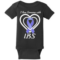 I Love Someone With IBS Irritable Bowel Syndrome Awareness Baby Bodysuit