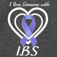 I Love Someone With IBS Irritable Bowel Syndrome Awareness Vector Backpack