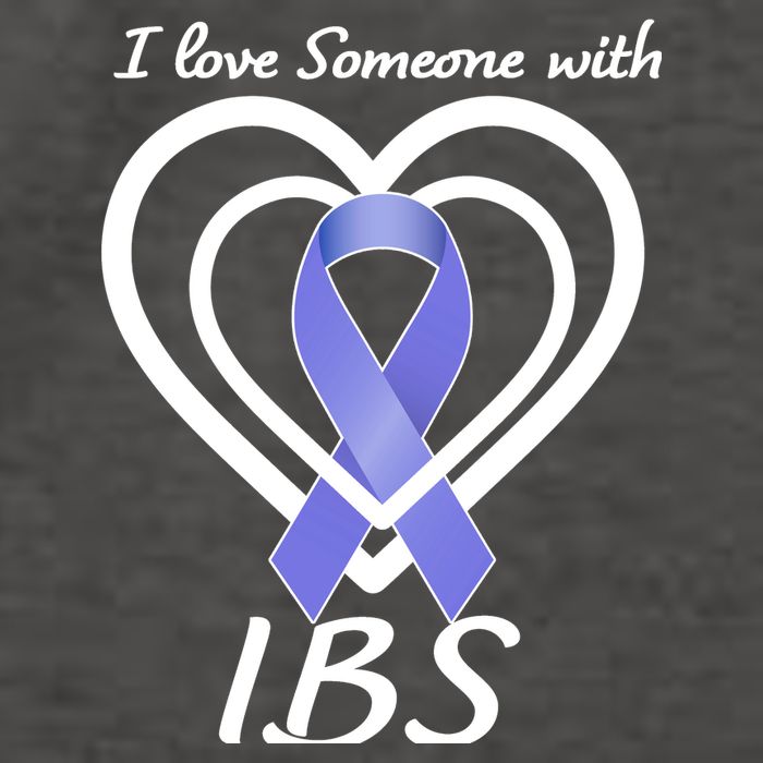 I Love Someone With IBS Irritable Bowel Syndrome Awareness Vector Backpack