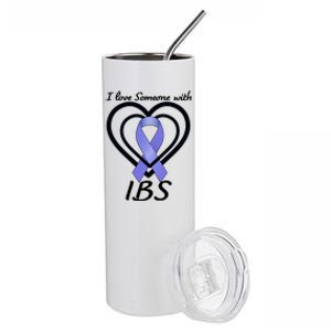 I Love Someone With IBS Irritable Bowel Syndrome Awareness Stainless Steel Tumbler