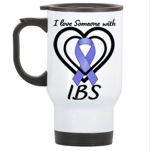 I Love Someone With IBS Irritable Bowel Syndrome Awareness Stainless Steel Travel Mug