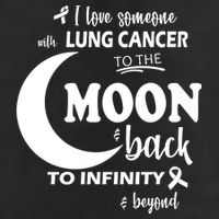 I Love Someone With Lung Cancer To The Moon And Back 15oz Campfire Ceramic Mug