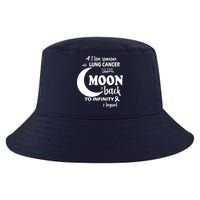 I Love Someone With Lung Cancer To The Moon And Back Cool Comfort Performance Bucket Hat